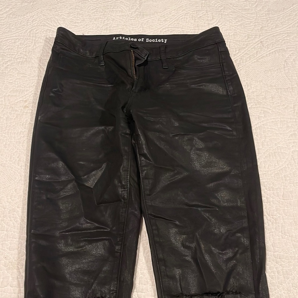 Black Articles of Society ripped skinny jeans